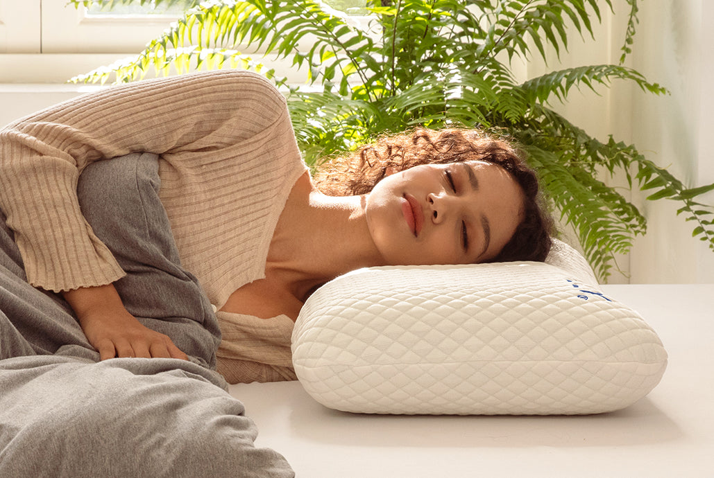 Serenity Sleep Cool Memory Foam Pillow Ergonomic Cooling for Optimal Sleep Mlilyusa