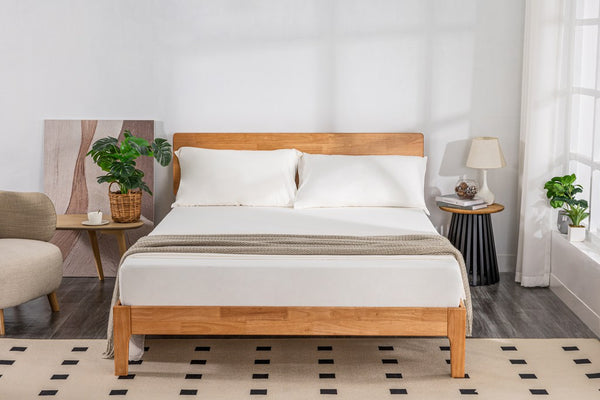 MLILY Soft Washed Sheet Set bedding - front view