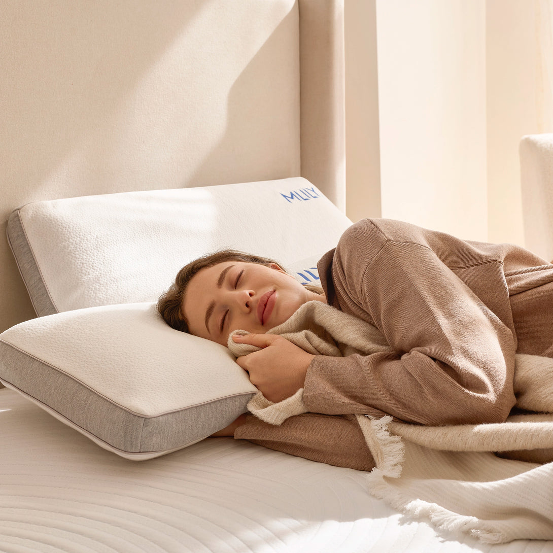 MLILY Serenity Sleep Cool Memory Foam Pillow | Ergonomic Cooling