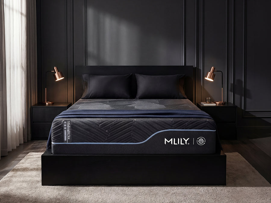 MLILY Midnight ICE Hybrid Mattress - front view