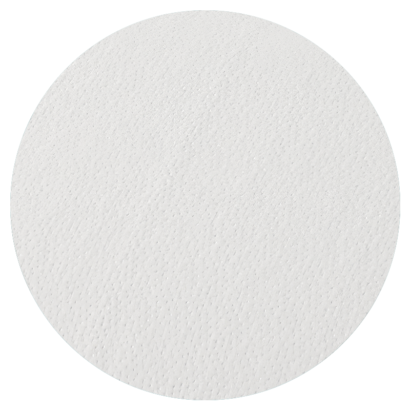 White textured sphere on a white background