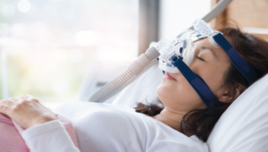 woman sleeping better because of sleep apnea devices
